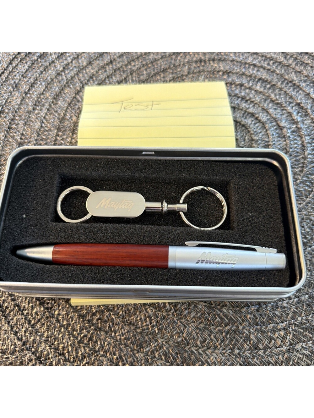 Promotional May Tag Ballpoint Pen With Keychain